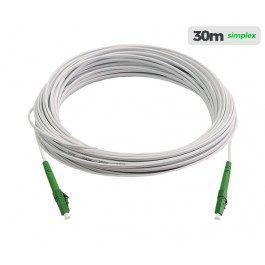 UltraLAN Pre-Terminated Drop Cable (LC/APC) Simplex - 30m White